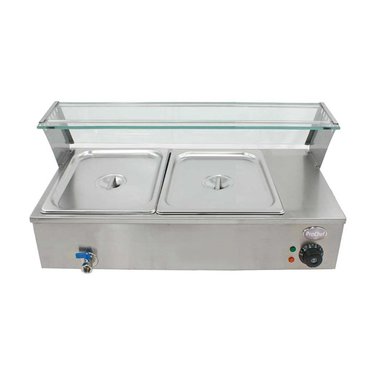 VITRINA PROCHEF CALOR BAÑO MARIA SOBREMESA 2 X GN 1/2 - 2