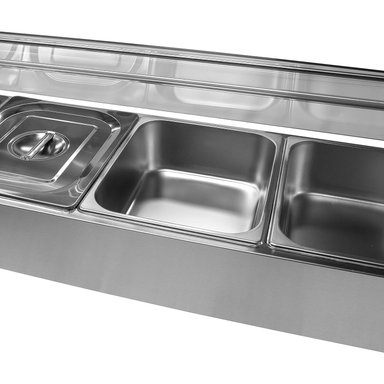 VITRINA PROCHEF CALOR BAÑO MARIA SOBREMESA 3 X GN 1/2 - 5