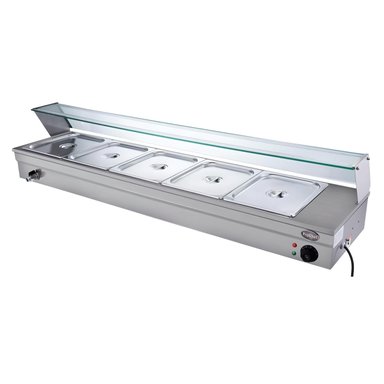 VITRINA PROCHEF CALOR BAÑO MARIA SOBREMESA 5 X GN 1/2 - 7