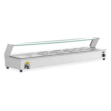 VITRINA PROCHEF CALOR BAÑO MARIA SOBREMESA 6 X GN 1/2 37L - 1