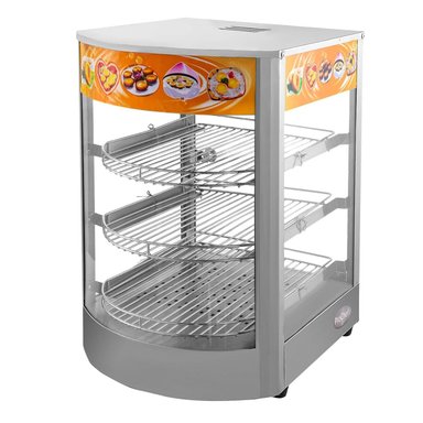 VITRINA PROCHEF ET-LD-1P ACERO INOXIDABLE 35 CM CALOR SOBREMESA - 1