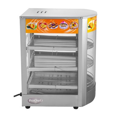 VITRINA PROCHEF ET-LD-1P ACERO INOXIDABLE 35 CM CALOR SOBREMESA - 3