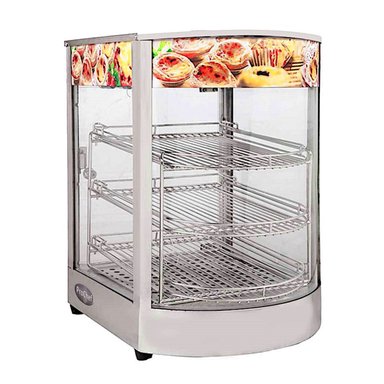 VITRINA PROCHEF ET-LD-1P ACERO INOXIDABLE 35 CM CALOR SOBREMESA - 9