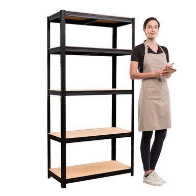 ESTANTE 90X40X180 CM ACERO PINTADO 5 BAND. 875 KG - 2