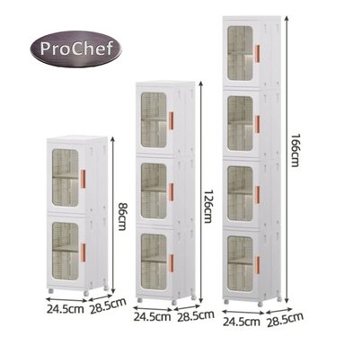 ARMARIO PROCHEF 4 NIVELES 25X29X166 CM - 7