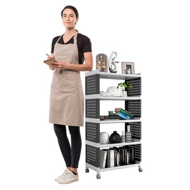 CARRO PROCHEF ESTANTE ORGANIZADOR PLASTICO 5 BANDEJAS REMOVIBLES - 2
