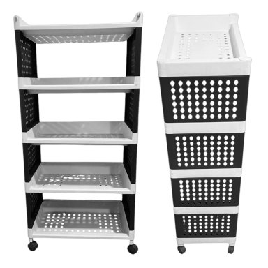 CARRO PROCHEF ESTANTE ORGANIZADOR PLASTICO 5 BANDEJAS REMOVIBLES - 3