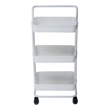 CARRO ORGANIZADOR MULTIUSO BLANCO BANDEJAS PLASTICAS - 6