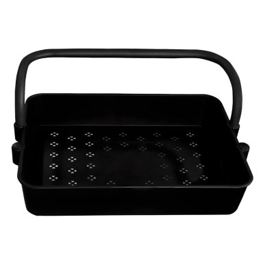 CARRO ORGANIZADOR MULTIUSO NEGRO BANDEJAS PLASTICAS - 6