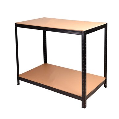 MESON DE TRABAJO ACERO Y MDF 90X60X90 CM. - 1