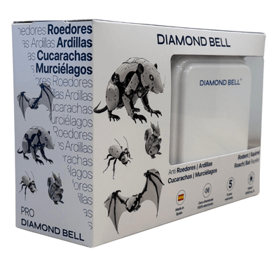 REPELENTE ANTI RATONES CUCARACHAS MURCIELAGOS PRO DIAMOND BELL DB-06 BLANCO - 2