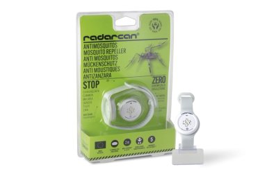 PULSERA REPELENTE ANTI MOSQUITOS RADARCAN R-100 GRIS - 1