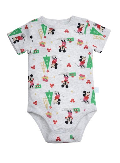 SET 4 PIEZAS NAVIDAD GRIS MICKEY NIÑO 12-18 MESES - 2