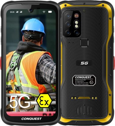 CELULAR CONQUEST S20 ATEX 6.3 " INDUSTRIAL INTRÍNSECAMENTE SEGURO A PRUEBA DE EXPLOSIÓN - 1