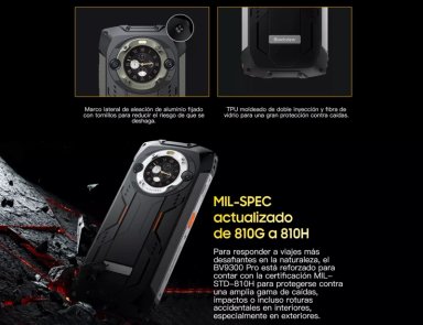 CELULAR BLACKVIEW BV9300 PRO 256 GB 12 GB RAM 50 MP 6.7 " ROBUSTO ALTO RENDIMIENTO - 8