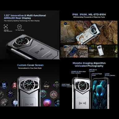 DOOGEE S200 - SMARTPHONE ULTRARRESISTENTE, 100 MP, 12GB+256GB, 10.100MAH - 5