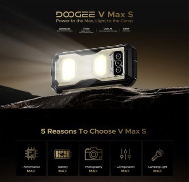 DOOGEE V MAX S – DUALSIM 5G CON BATERÍA DE 22.000MAH Y CÁMARA DE 108MP - 3