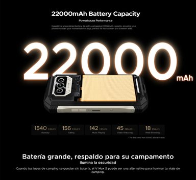 DOOGEE V MAX S – DUALSIM 5G CON BATERÍA DE 22.000MAH Y CÁMARA DE 108MP - 6