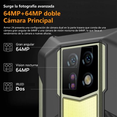 ULEFONE ARMOR 24 – ULTRA RESISTENTE CON BATERÍA DE 22.000MAH Y CÁMARA NOCTURNA DE 64MP - 5