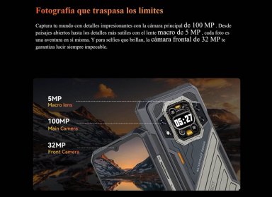 CUBOT KINGKONG X PRO: RAM 24GB, RESISTENTE 5G CAMARA 100 MP - 7