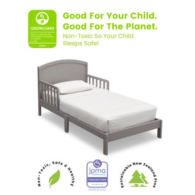 CAMA DE TRANSICION INFANTIL BAKER GRIS - 2