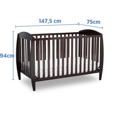 CUNA DE MADERA 4 EN 1 TAYLOR CHOCOLATE - 4