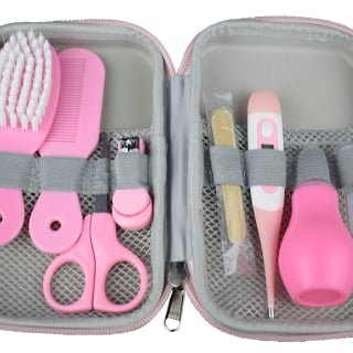 SET MANICURE BEBE 8 PIEZAS ROSADO MAS ESTUCHE COBABY - 1