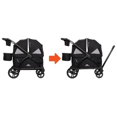 CARRO PASEO WAGON Y COCHE DOBLE MUV EXPEDITION 2 EN 1 ULTRA BLACK | Negro - 6