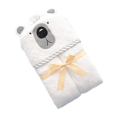TOALLA BEBÉ BIG BEAR CAPUCHA 100% BAMBOO ORGANICO 90X90 - 1