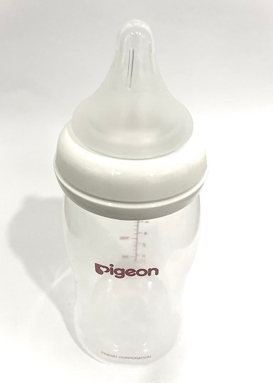MAMADERA PIGEON 862 160ML 0 A 3 MESES SOFTOUCH POLIPROPILENO TRANSPARENTE - 2