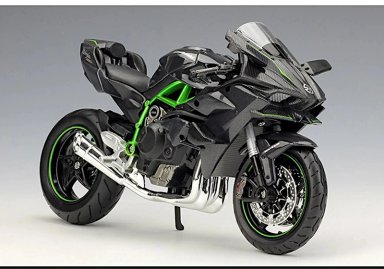 MOTO KAWASAKI NINJA H2R ESCALA 1:18 COLECCIÓN - 3