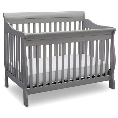 CUNA DELTA CHILDREN 7846-026 MADERA SOLIDA GRIS CLERMONT - 1