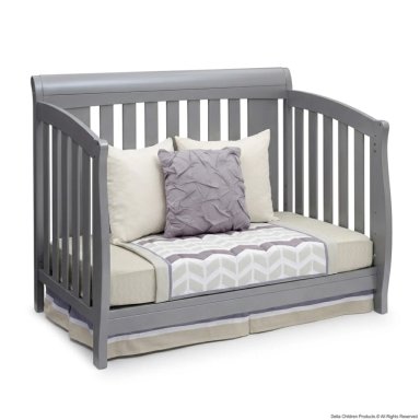 CUNA DELTA CHILDREN 7846-026 MADERA SOLIDA GRIS CLERMONT - 3