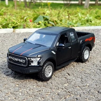 FORD RAPTOR F-150 ESCALA 1:32 NEGRA MINIAUTO - 2