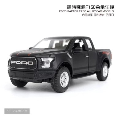 FORD RAPTOR F-150 ESCALA 1:32 NEGRA MINIAUTO - 9