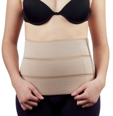 FAJA BLUNDING POSTPARTO TALLA L AJUSTABLE BEIGE - 1