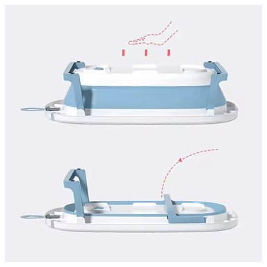 BAÑERA COBABY COB33280-R PLEGABLE CON HAMACA Y TERMOMETRO ROSA - 4