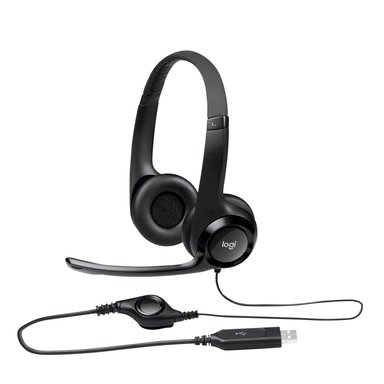 AUDÍFONOS LOGITECH HEADSET USB H390 - 1