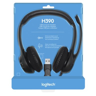 AUDÍFONOS LOGITECH HEADSET USB H390 - 2