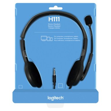 AUDÍFONOS LOGITECH HEADSET H111 981 612 - 3