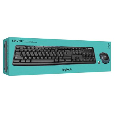 KIT TECLADO + MOUSE LOGITECH 920-004432 INALAM MK270 NEG - 4