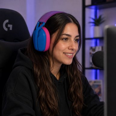 AUDÍFONOS LOGITECH HEADSET 981-001061 G435 AZUL - 2