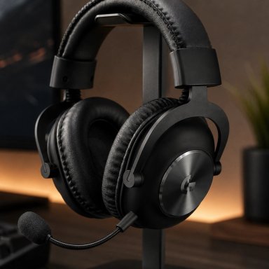 AUDÍFONOS GAMER LOGITECH HEADSET 981-000817 ALAM G PRO X NEGRO PREMIUM - 5