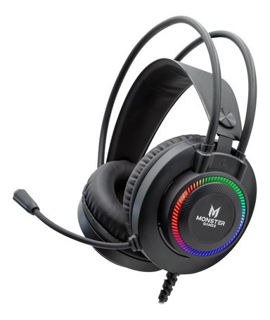 AUDÍFONOS GAMER MONSTER GAMES HEADSET AU624 THROB - 1