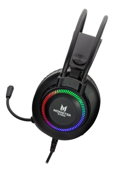 AUDÍFONOS GAMER MONSTER GAMES HEADSET AU624 THROB - 3