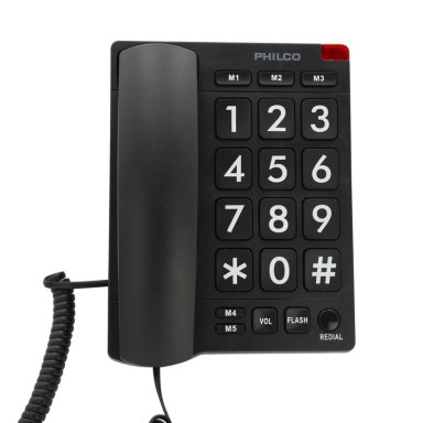 TELEF. NUMEROS GRANDES PHILCO NEGRO 170BK - 1