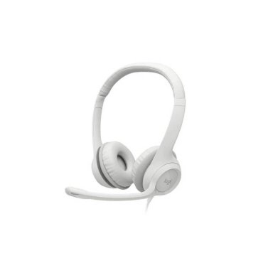 AUDÍFONOS LOGITECH HEADSET 981-001285 USB H390 BLANCO - 1