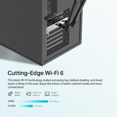 ROUTER TP-LINK AX1800 WI-FI 6 BLUETOOTH 5.2 PCIE ADAPTER - 5