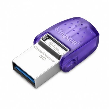 PENDRIVE KINGSTON DATATRAVELER MICRODUO 3C 64GB USB Y USB-C - 2