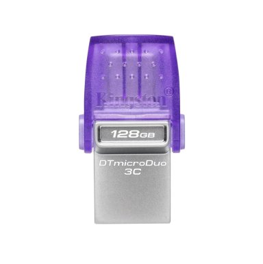 PENDRIVE KINGSTON DATATRAVELER MICRODUO 3C 128GB 3.2 GEN 1 C - 1